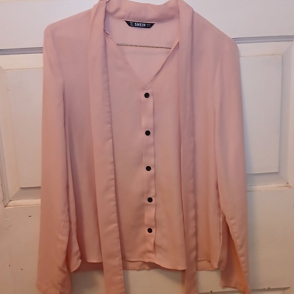 Pink Shein blouse